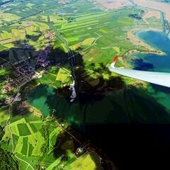 Flugwegposition um 12:30:43: Aufgenommen in der Nähe von Bad Tölz-Wolfratshausen, Deutschland in 2055 Meter